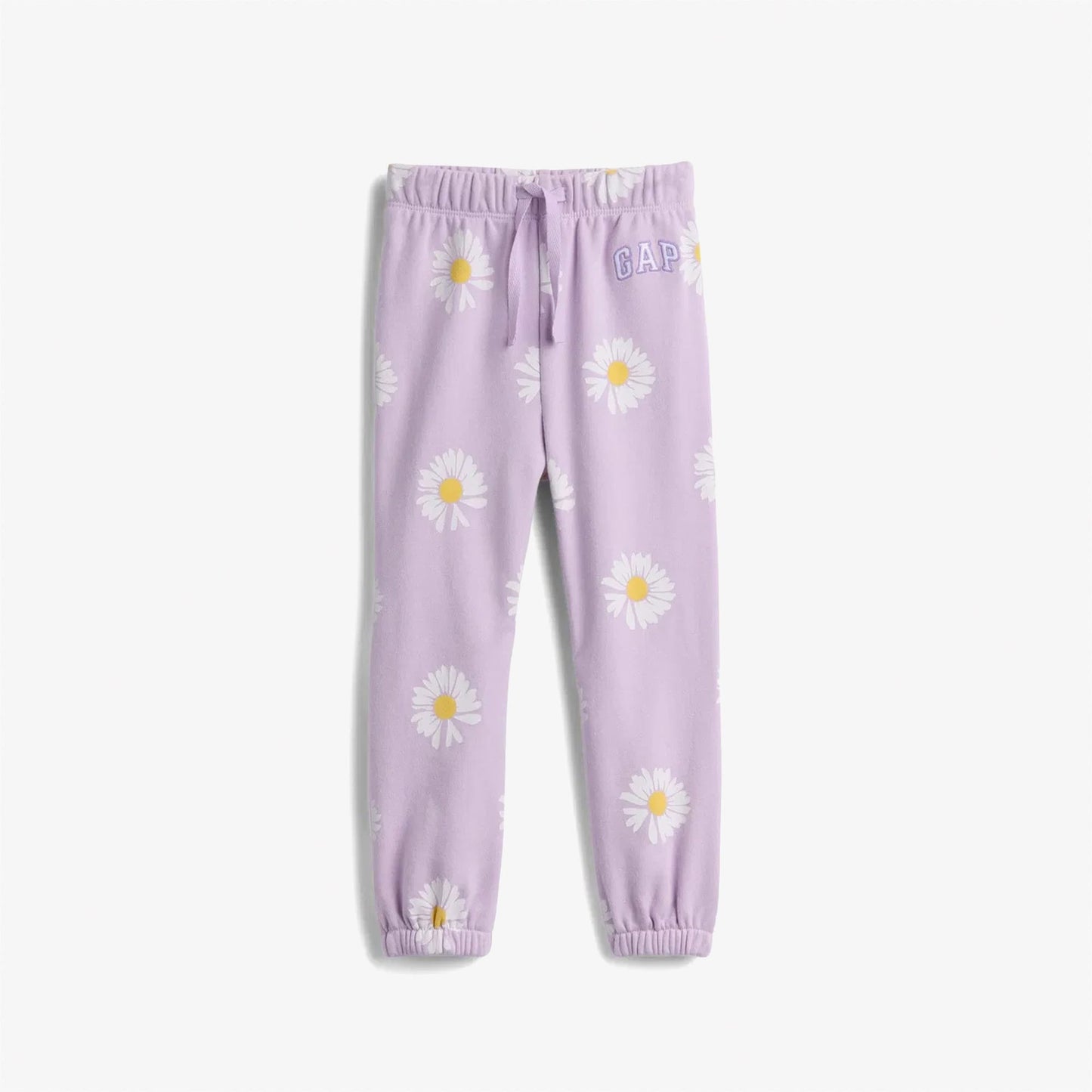 Gap Relaxed Logo Fransız Havlu Kumaş Çocuk Mor Eşofman Altı