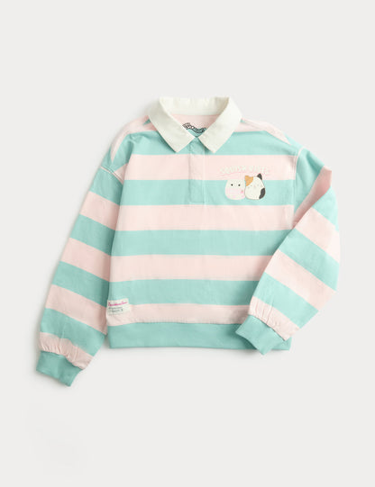Squishmallows Pamuklu Rugby Tişört