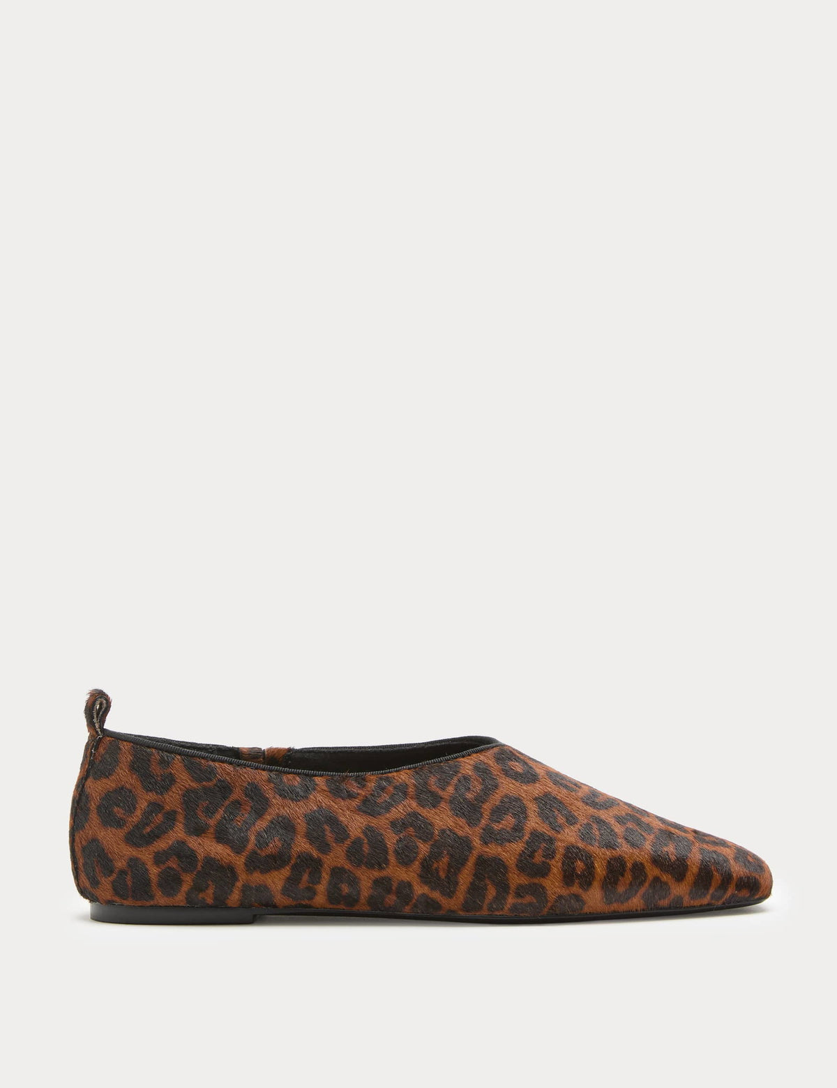 Leopar Desenli Balerin Ayakkabısı