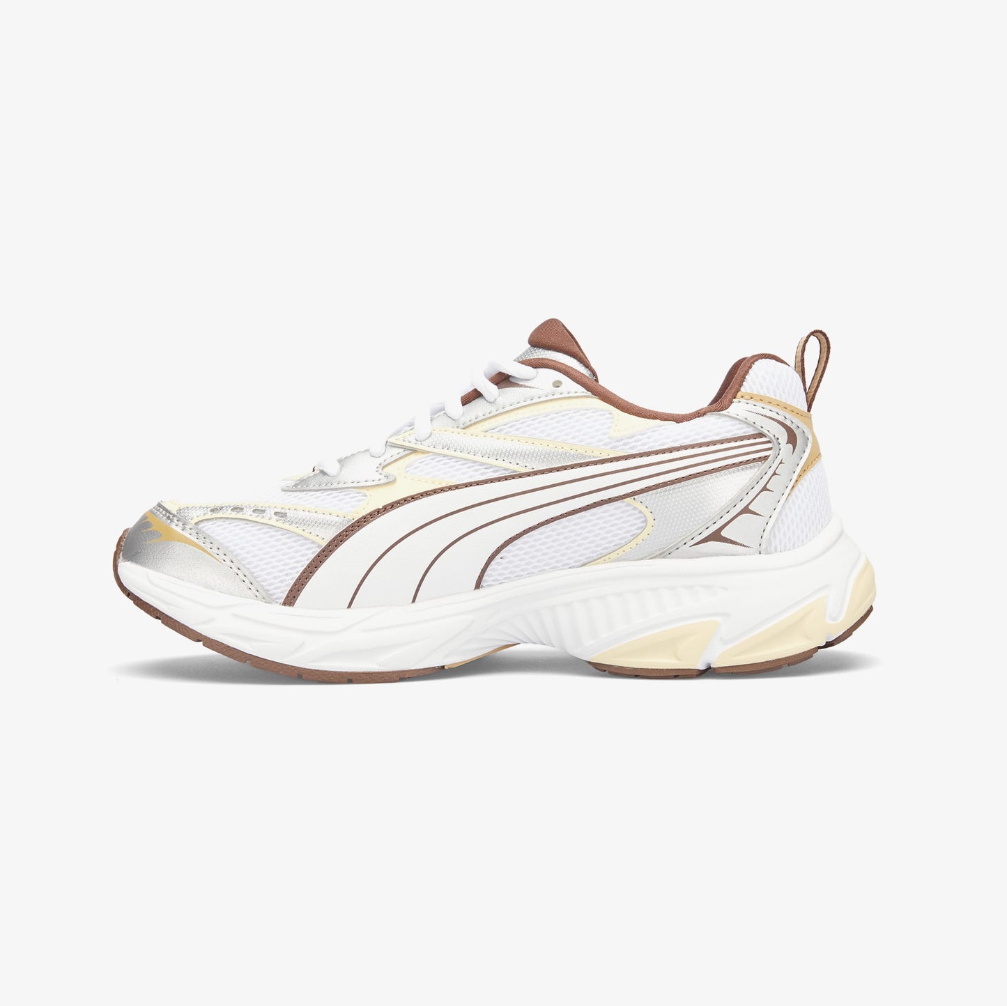 Puma Morphic Unisex Beyaz Kahverengi Spor Ayakkabı