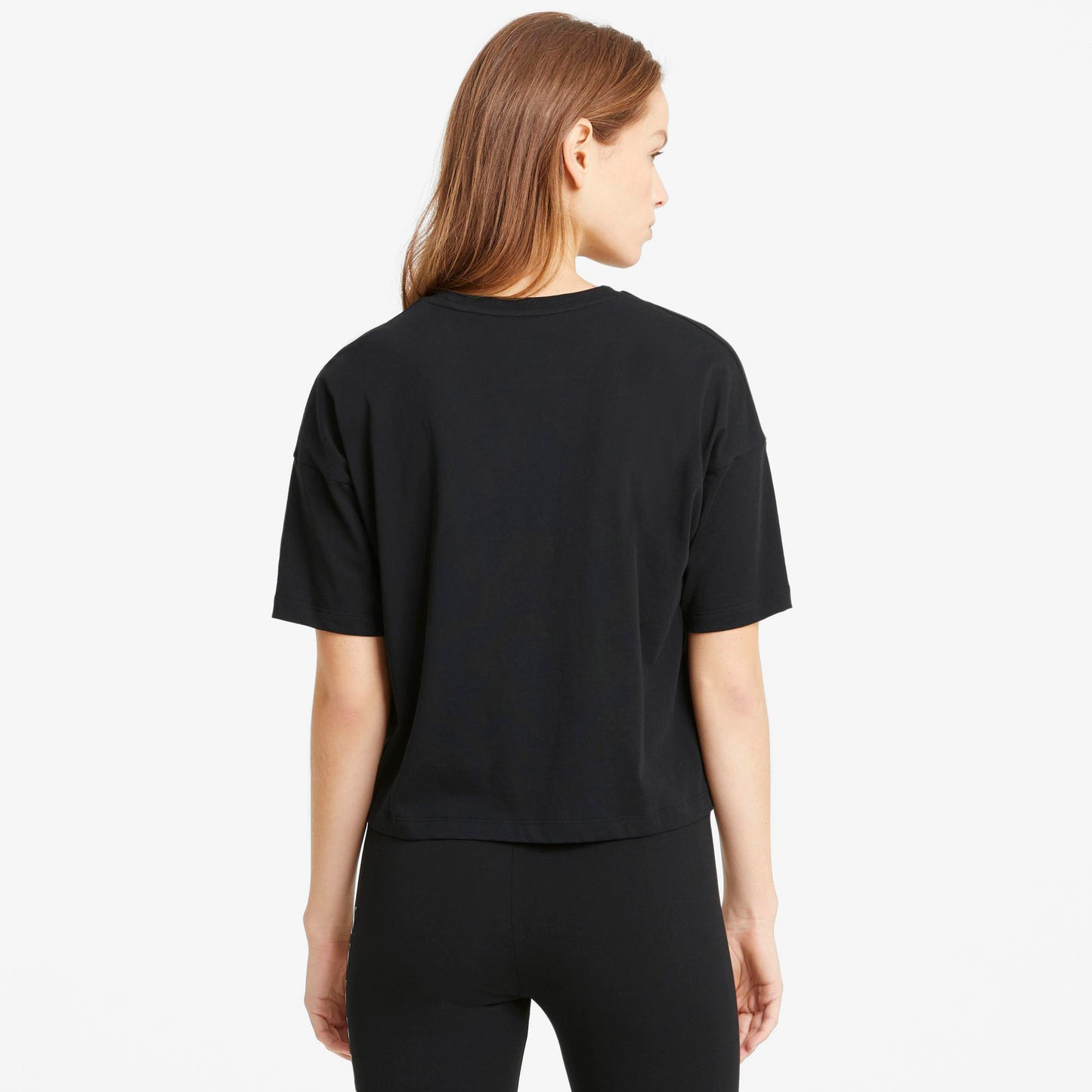 Puma Essentials Logo Kadın Siyah T-shirt