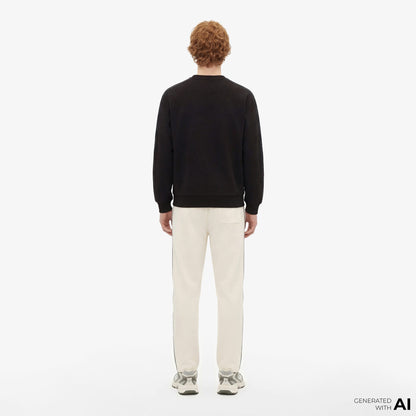 Lacoste Erkek Relaxed Fit Siyah Sweatshirt