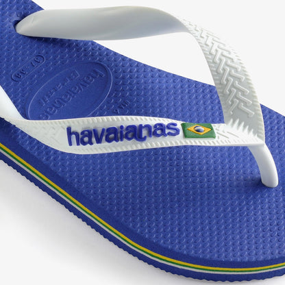 Havaianas Brasil Logo Turquois Unisex Mavi Terlik