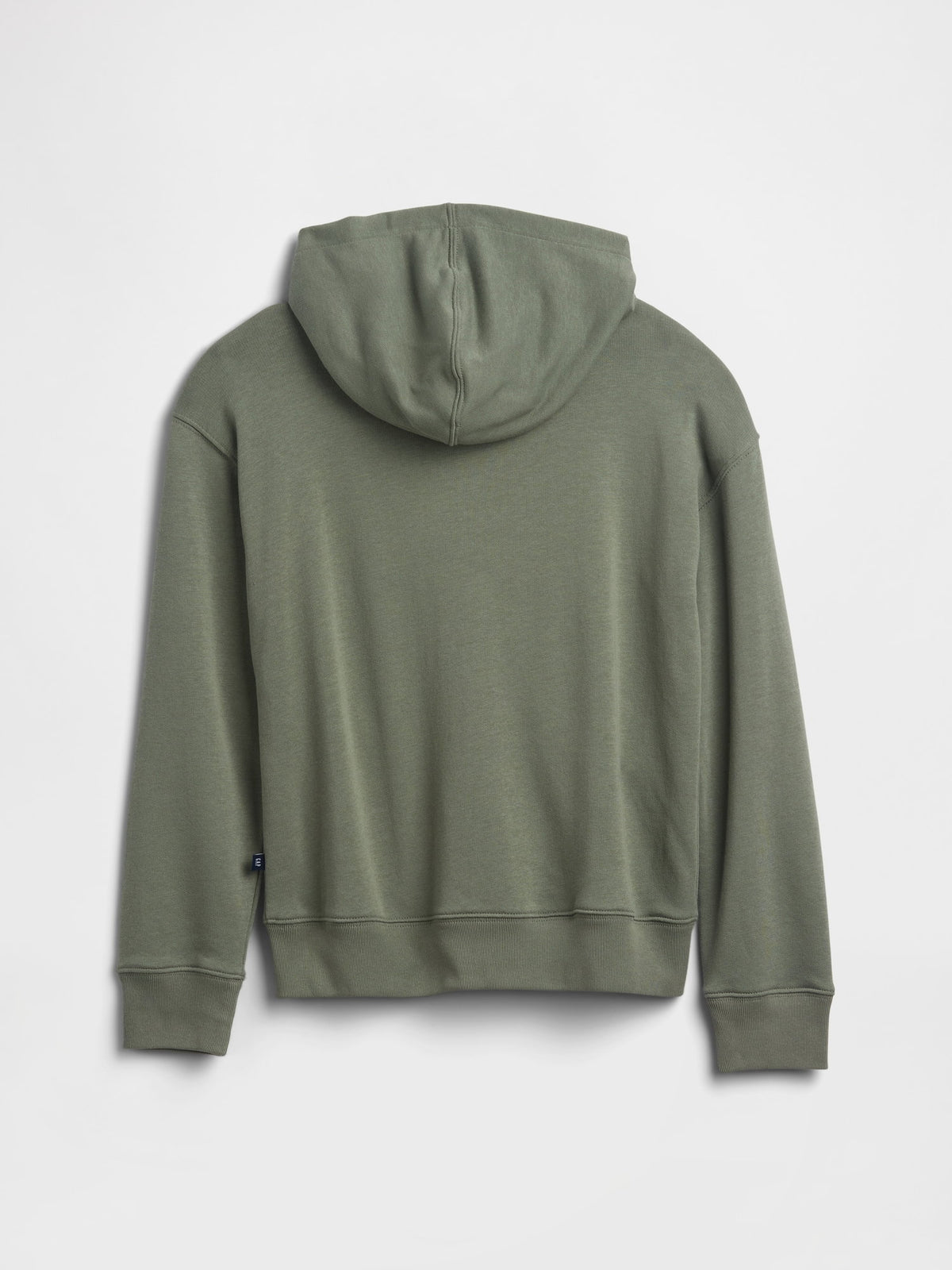 Yeşil Kids Rahat Fransız Havlu Kumaş Fermuarlı Sweatshirt