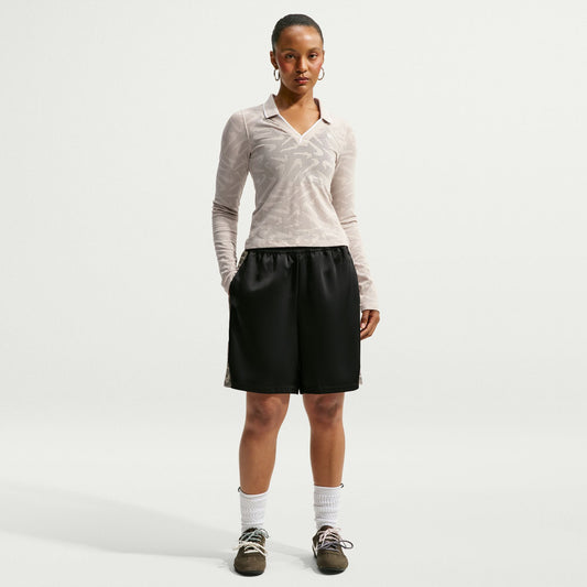 Nike Chill Knit Strech Lace Kadın Krem Etek