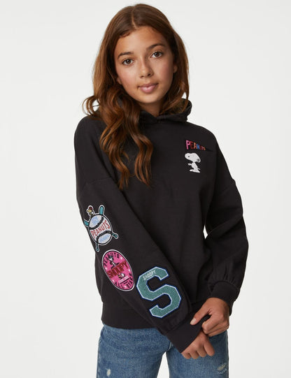 Snoopy™ Kapüşonlu Sweatshirt (6-16 Yaş)