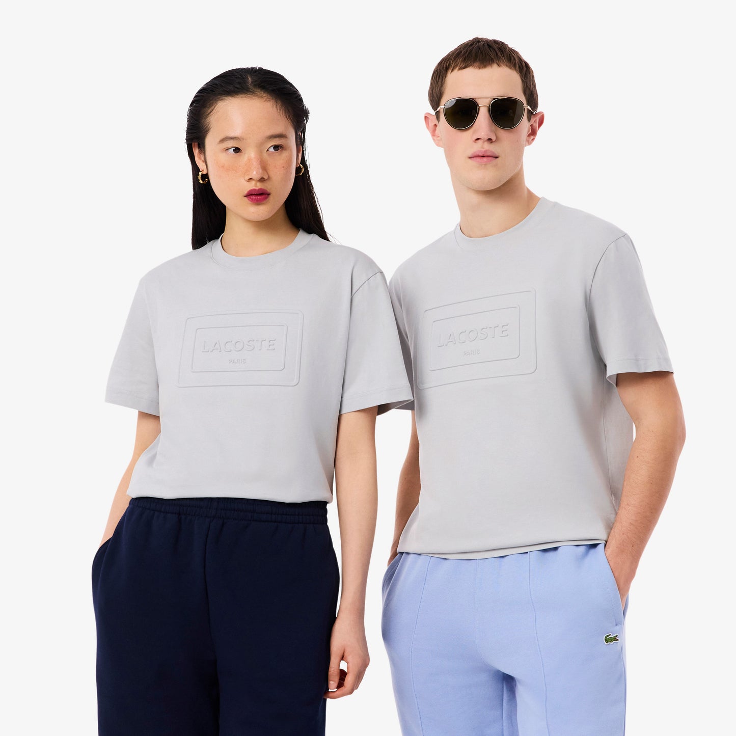 Lacoste Classic Fit Unisex Gri T-shirt