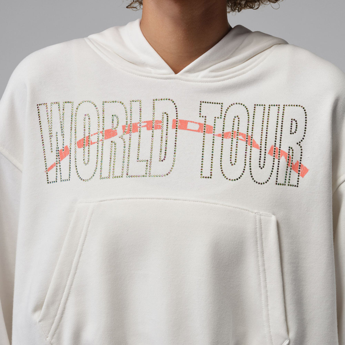Jordan Brooklyn Fleece Flight Mode Pullover Kadın Beyaz Sweatshirt