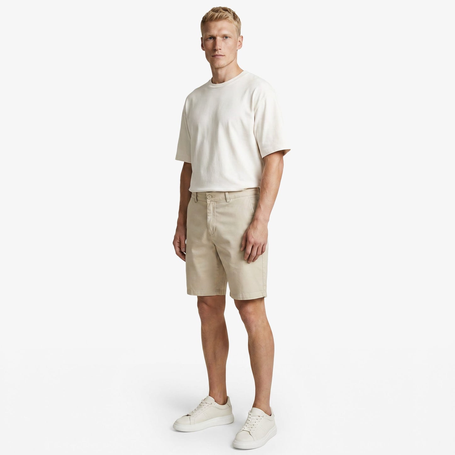 Nautica Erkek Bej Regular Fit Şort
