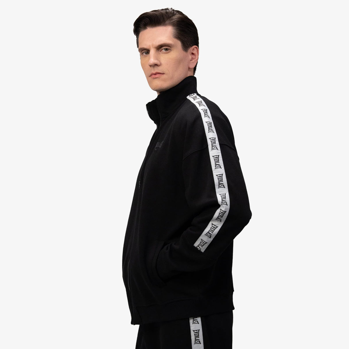Everlast Retro Collection Oversize Siyah Full Zip Sweatshirt