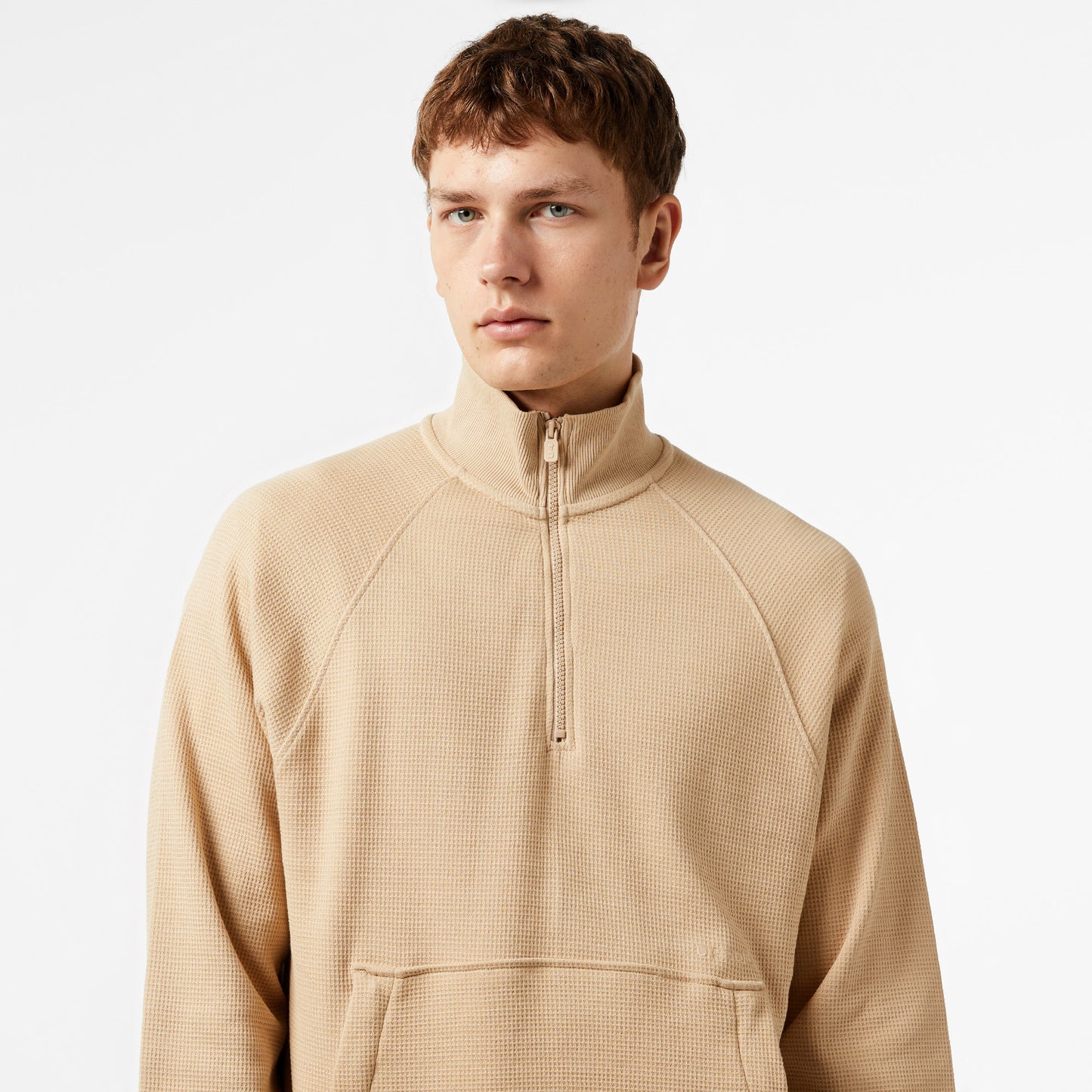United4 Erkek Krem Hoodie