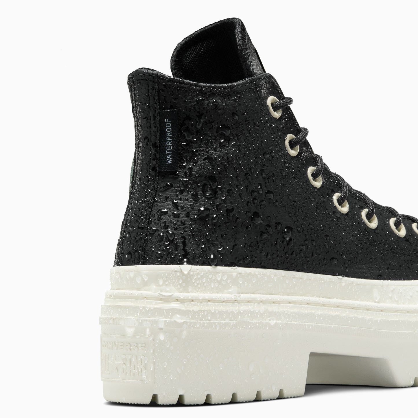 Converse Chuck Taylor All Star Lugged Heel Unisex Siyah Deri Platform Bot