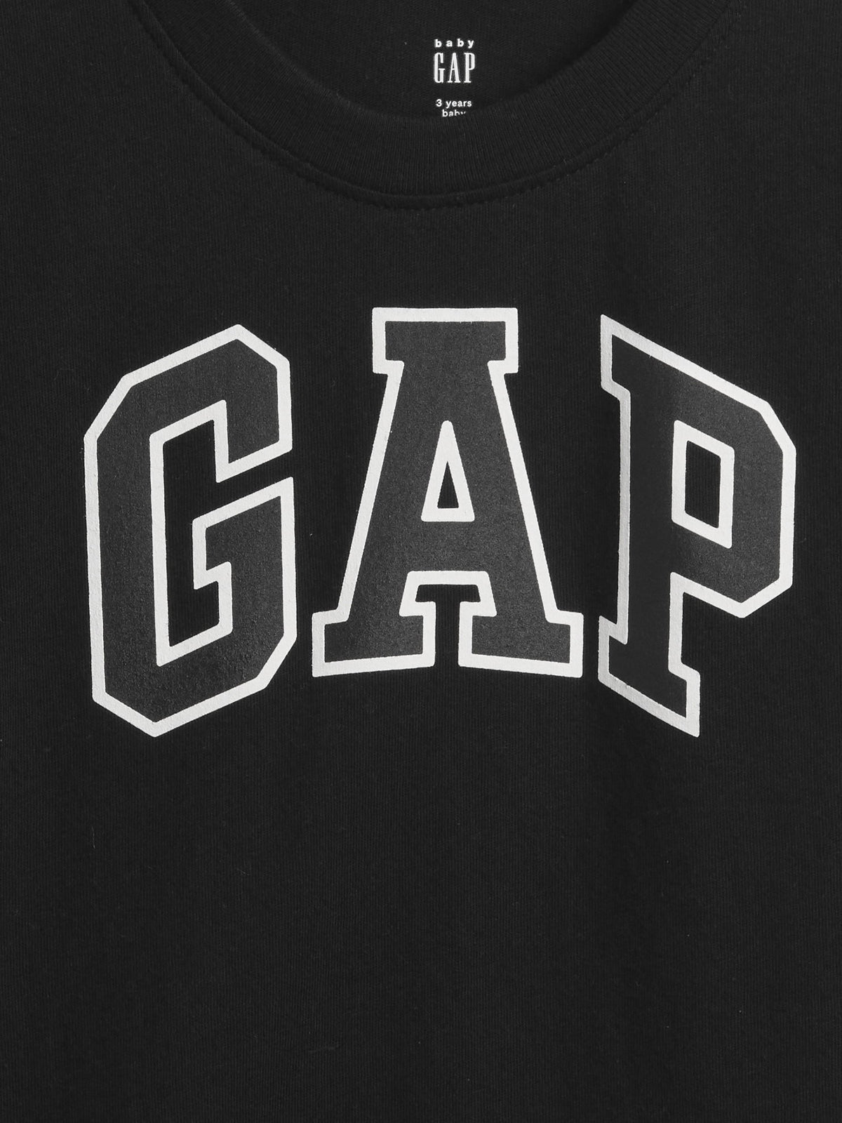 Siyah Gap Logo T-shirt