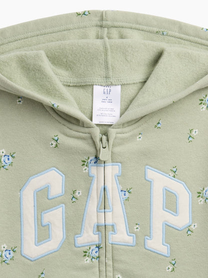 Açık Yeşil Relaxed Baskılı Logo Sweatshirt