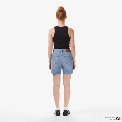 Calvin Klein 90s 6 In Blue Monaco Kadın Mavi Şort