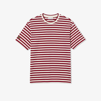 Lacoste Relaxed Fit Erkek Bordo T-shirt