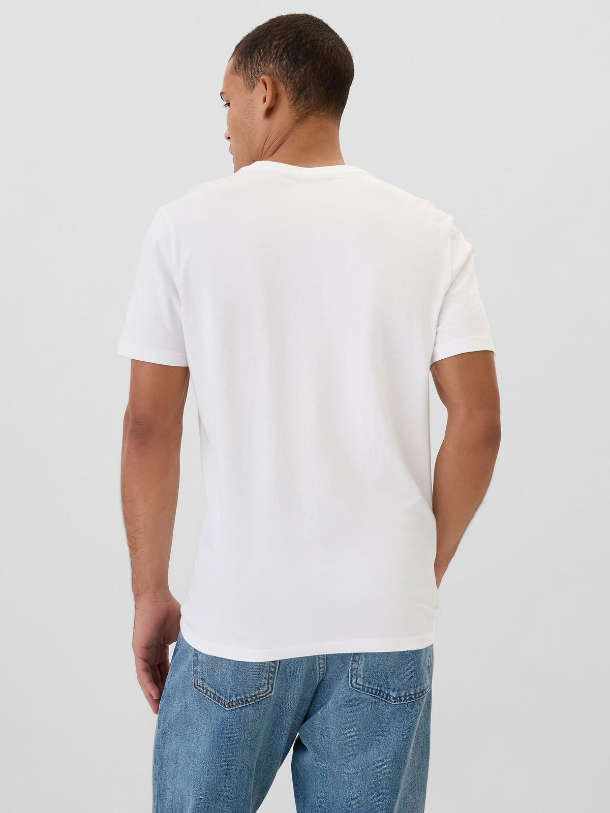 Beyaz Gap Logo Everyday Soft T-shirt