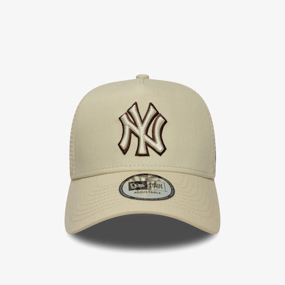 New Era Outline Ef Trucker Neyyan Unisex Bej Şapka