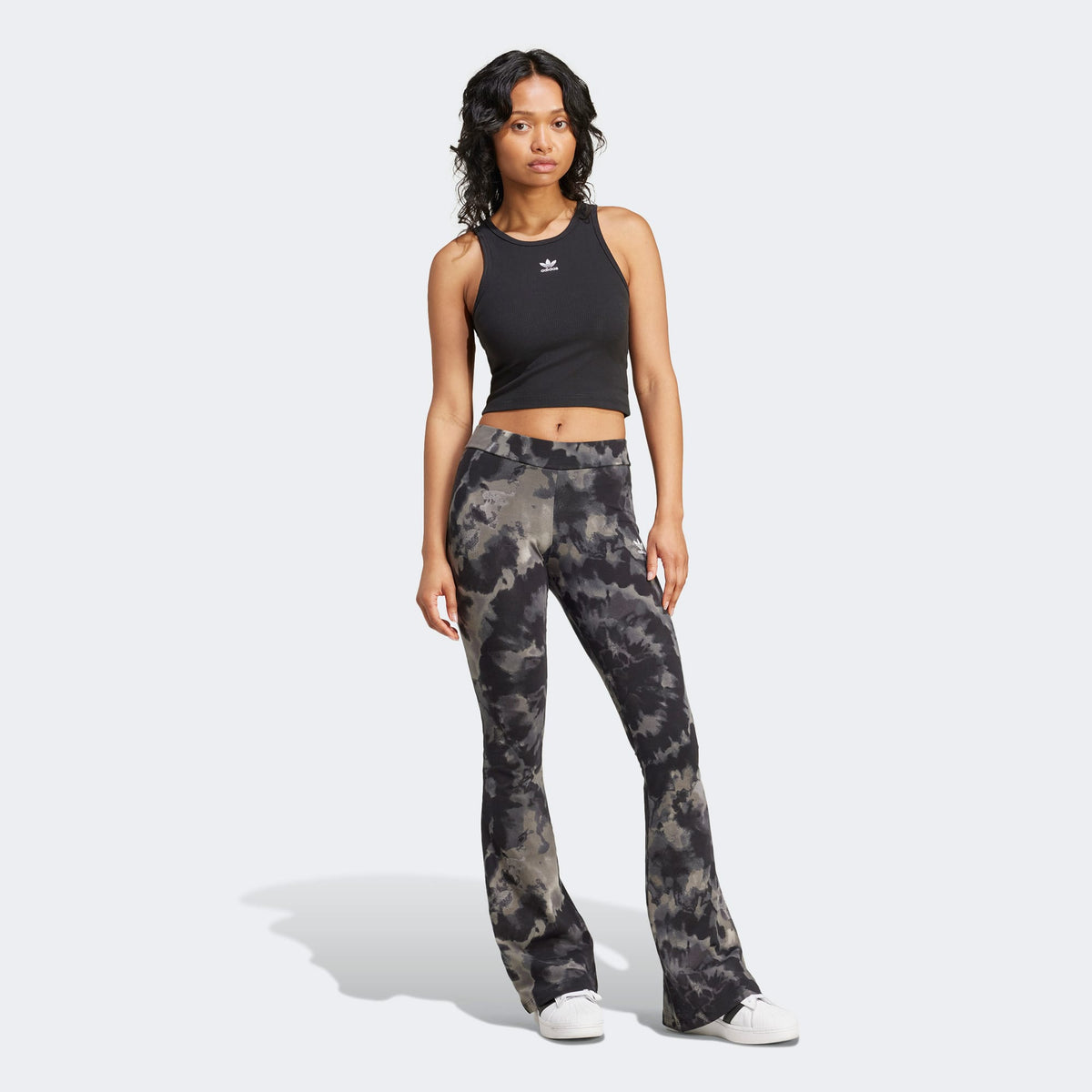 Adidas Essentials Ribbed Kadın Siyah Crop Top