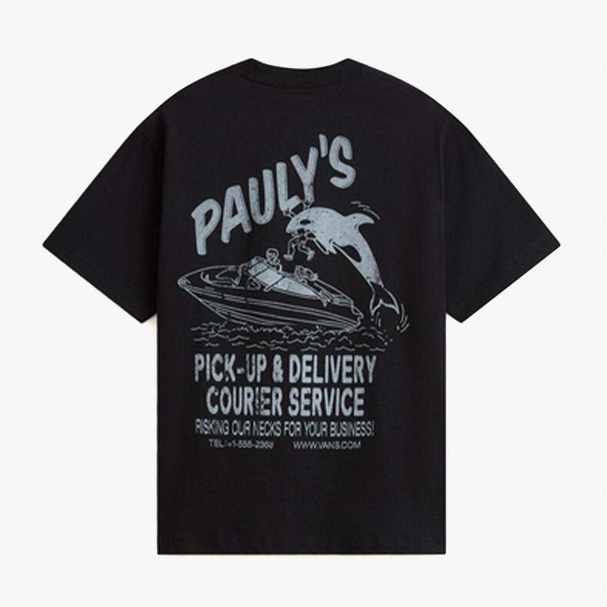 Vans Pauly's Delivery Ss Erkek Siyah T-shirt