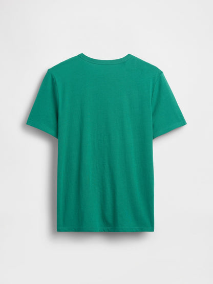 Yeşil Gap Logo T-shirt