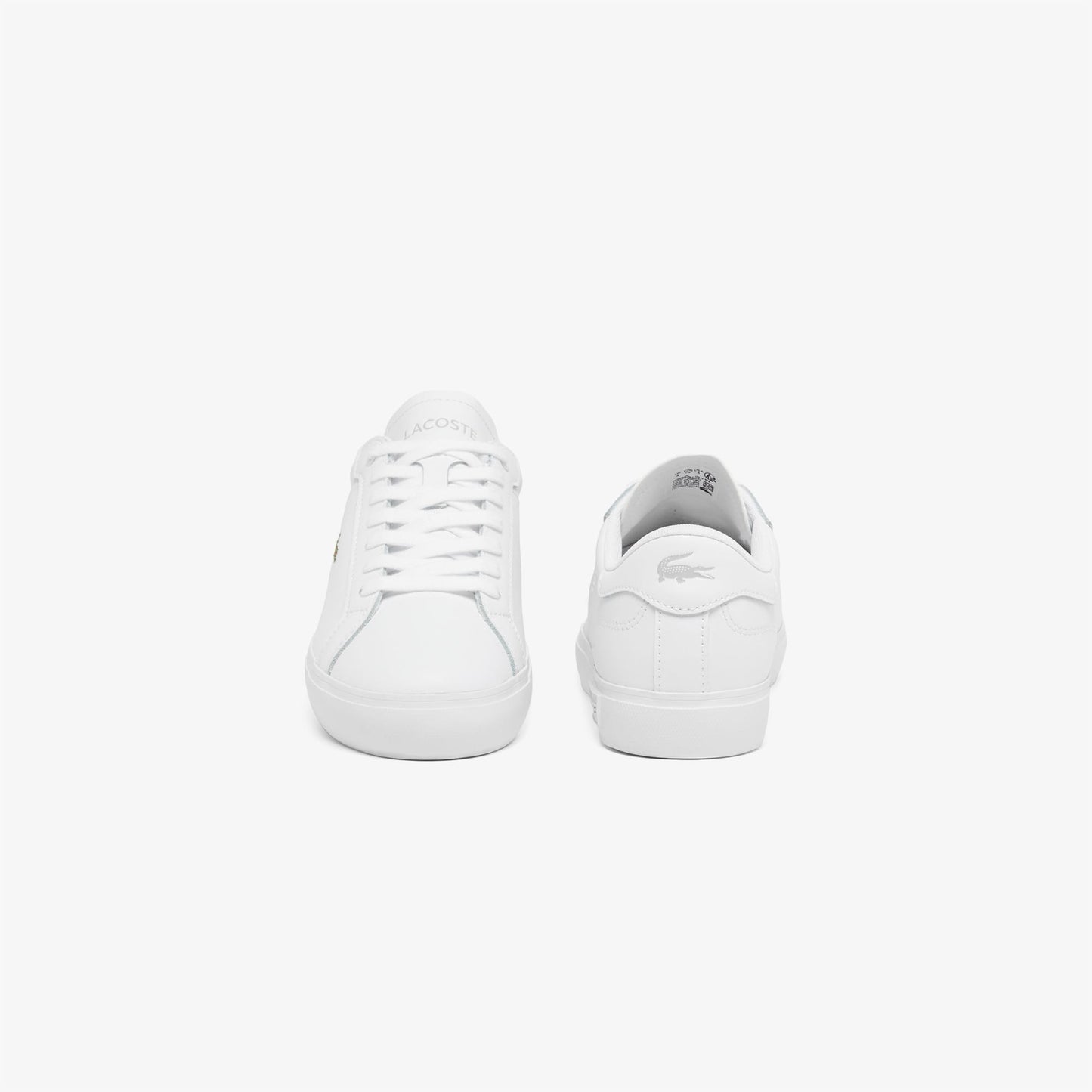 Lacoste Powercourt Leather Kadın Beyaz Sneaker