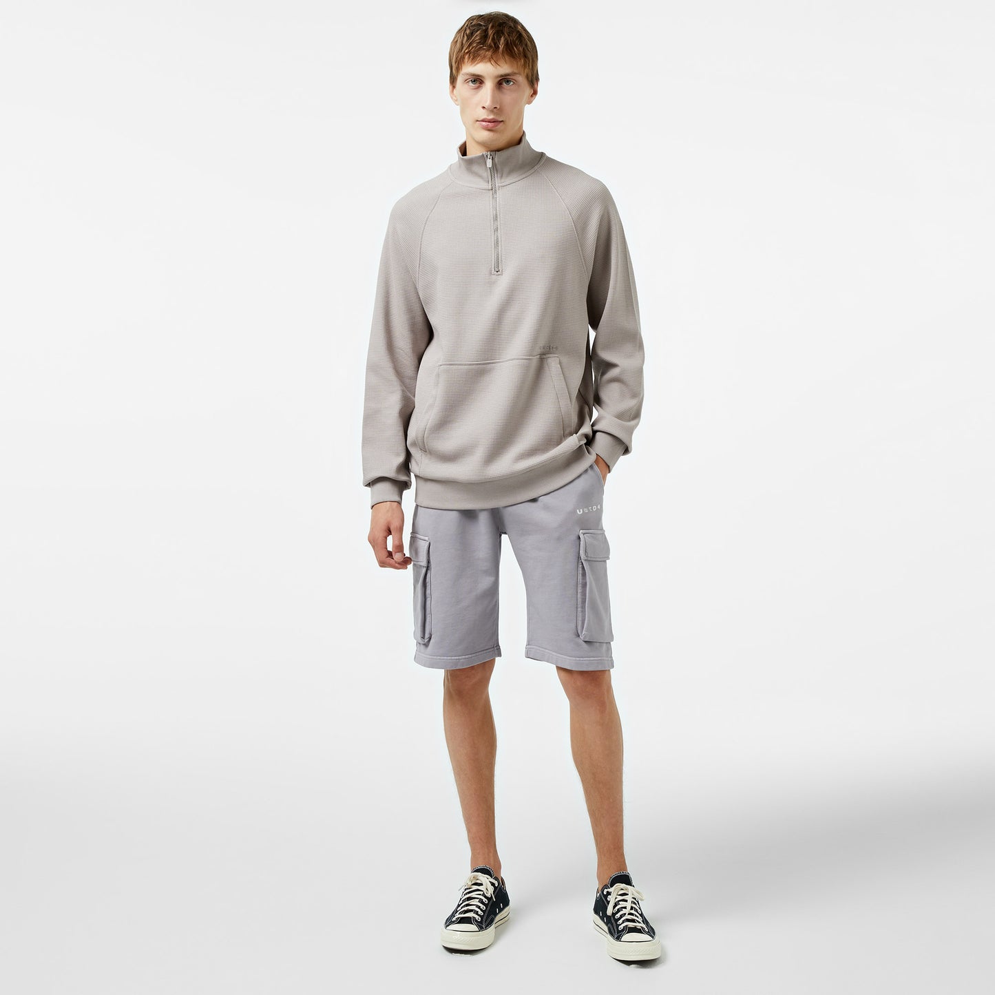 United4 Classic Erkek Gri Sweatshirt
