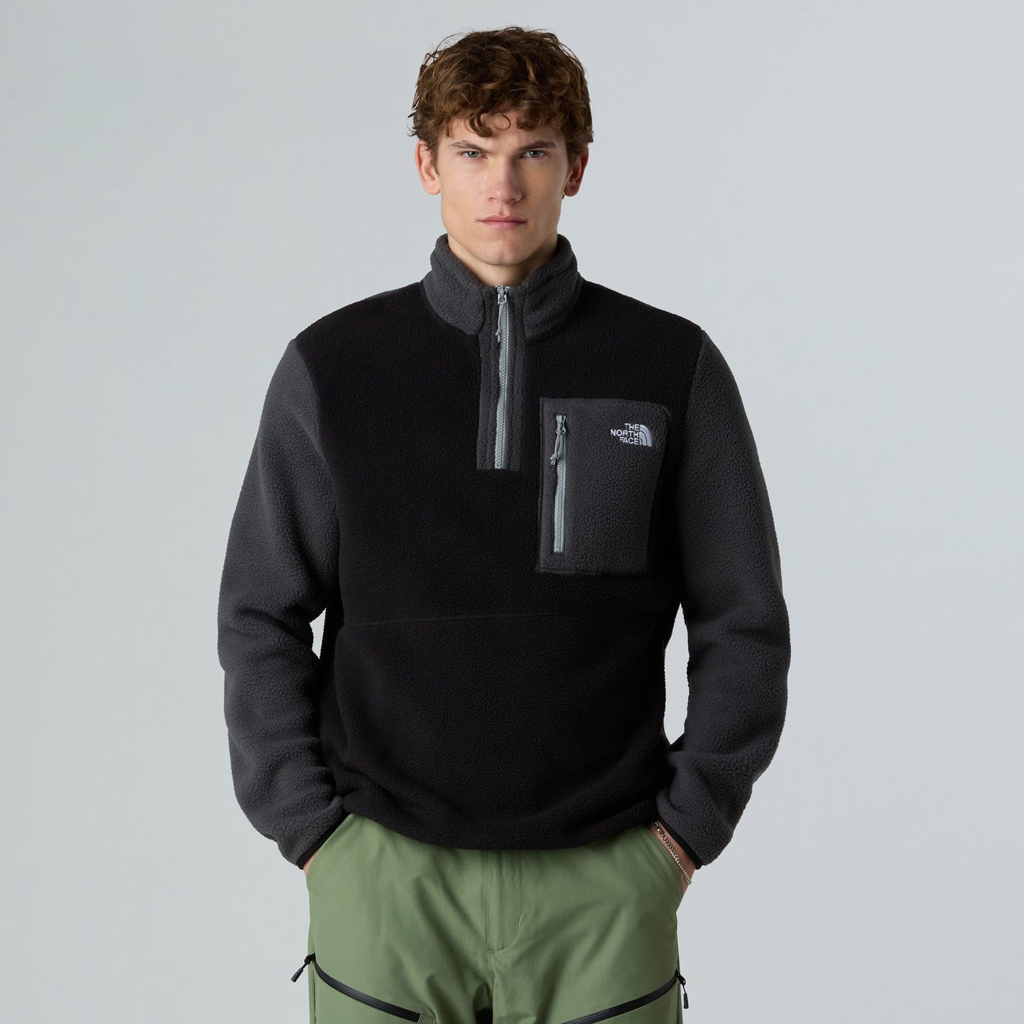 The North Face Erkek Yumiori Tam Boy Fermuarlı Siyah Polar Mont