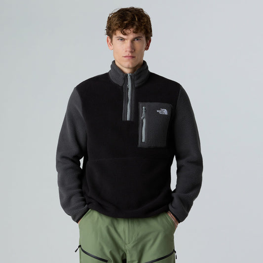 The North Face Erkek Yumiori Tam Boy Fermuarlı Siyah Polar Mont