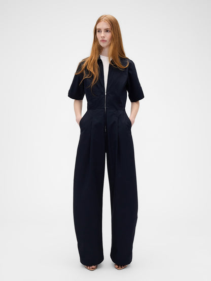 Lacivert Gap × Victoria Beckham Loose Utility Tulum