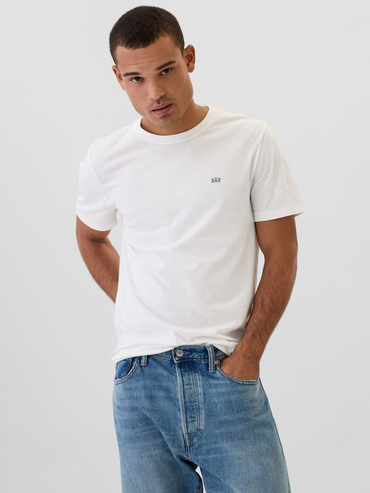 Beyaz Gap Logo Everyday Soft T-shirt
