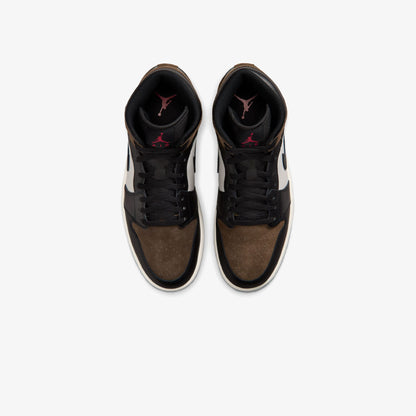 Jordan Air Jordan 1 Mıd Erkek Siyah Spor Ayakkabı
