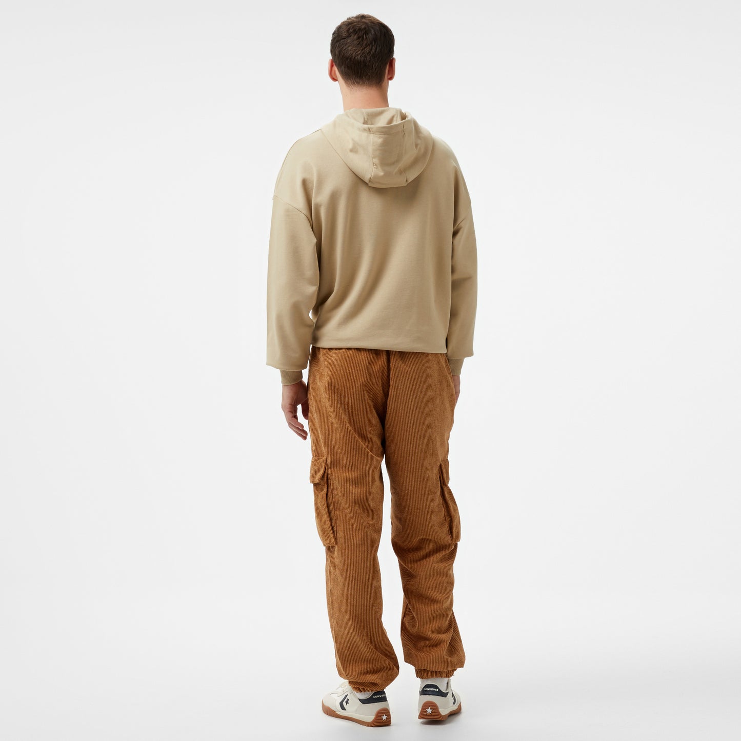 United4 Velvet Erkek Kahverengi Cargo Pantolon