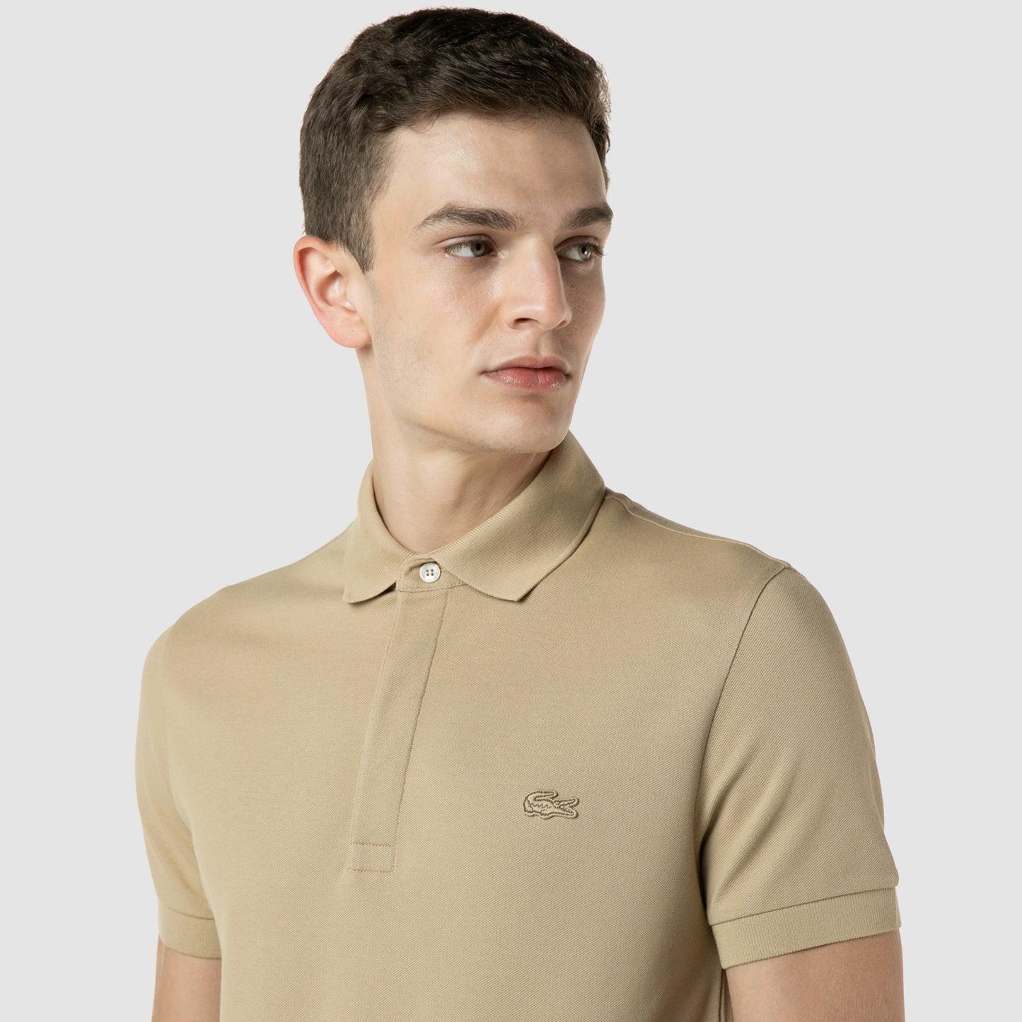Lacoste Paris Erkek Regular Fit Bej Polo