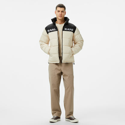 Karl Kani Retro Essential Puffer Erkek Krem Mont