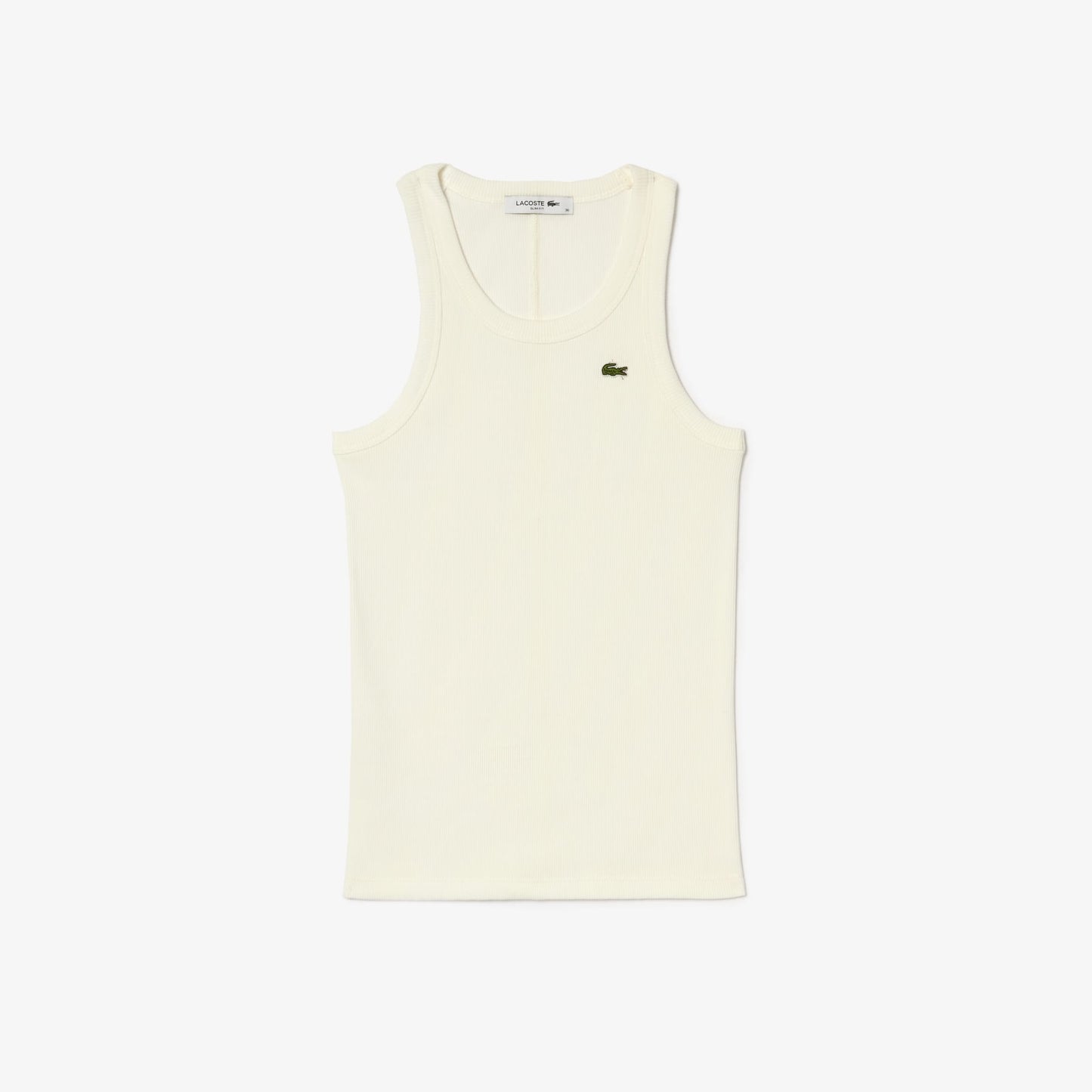 Lacoste Slim Fit Kadın Beyaz T-shirt