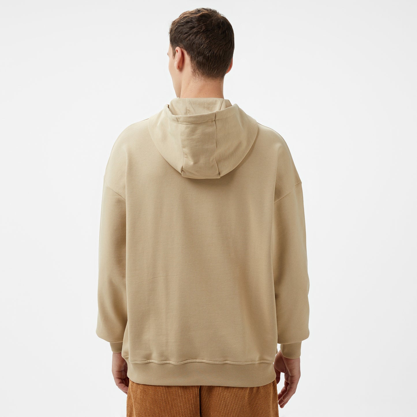 United4 Pieces Erkek Krem Hoodie