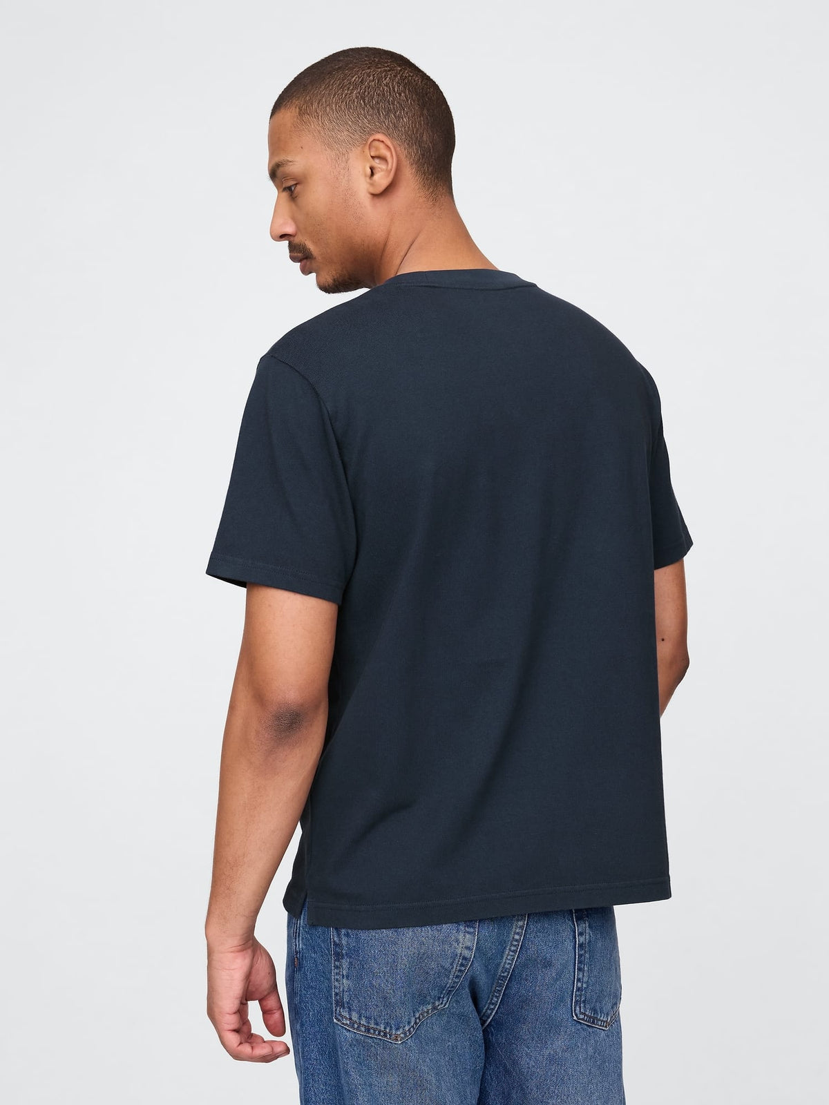 Lacivert Heavyweight Relaxed T-shirt