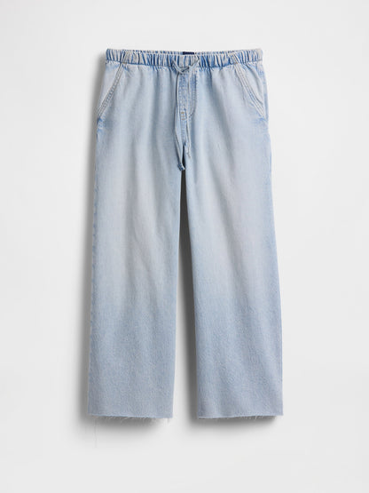 Açık Mavi Low Rise Easy '90s Jean Pantolon
