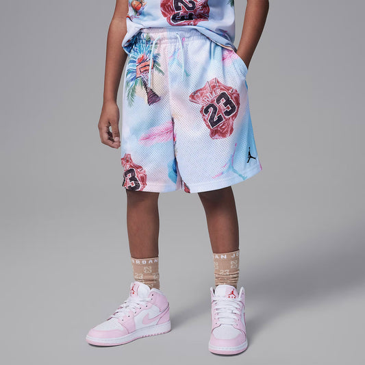 Jordan Dri Fit Essentials Summer Pack Printed Çocuk Renkli Basketbol Şortu