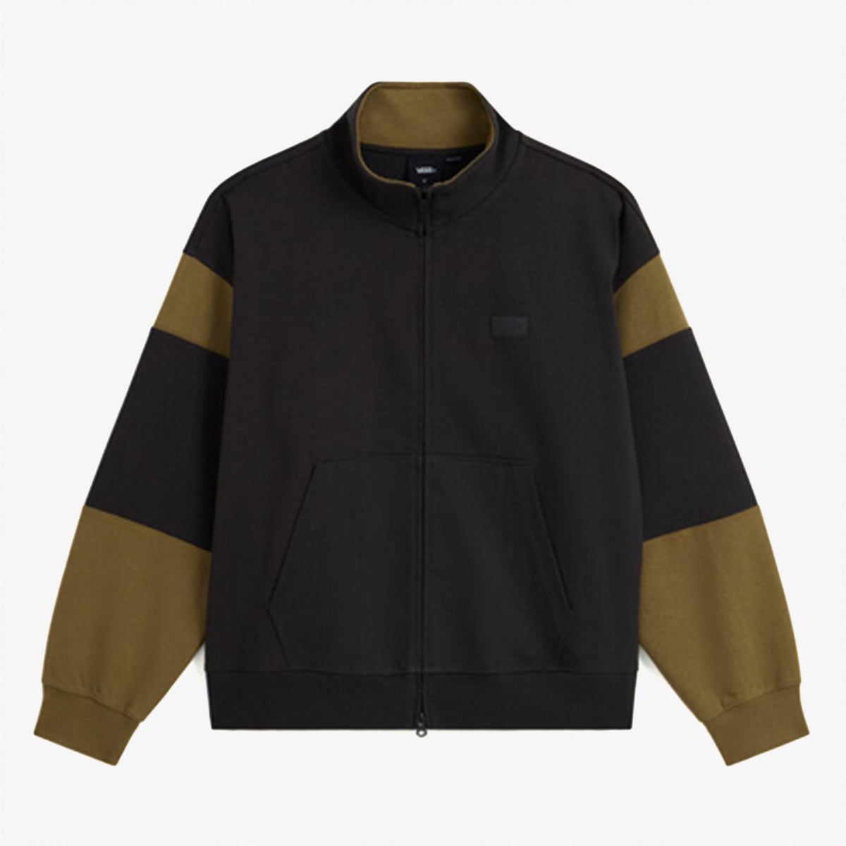Vans Retro Sport Mock Neck Full Zip Erkek Siyah Sweatshirt