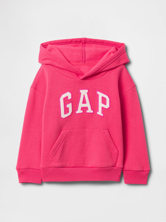 Pembe Gap Logo Kapüşonlu Sweatshirt