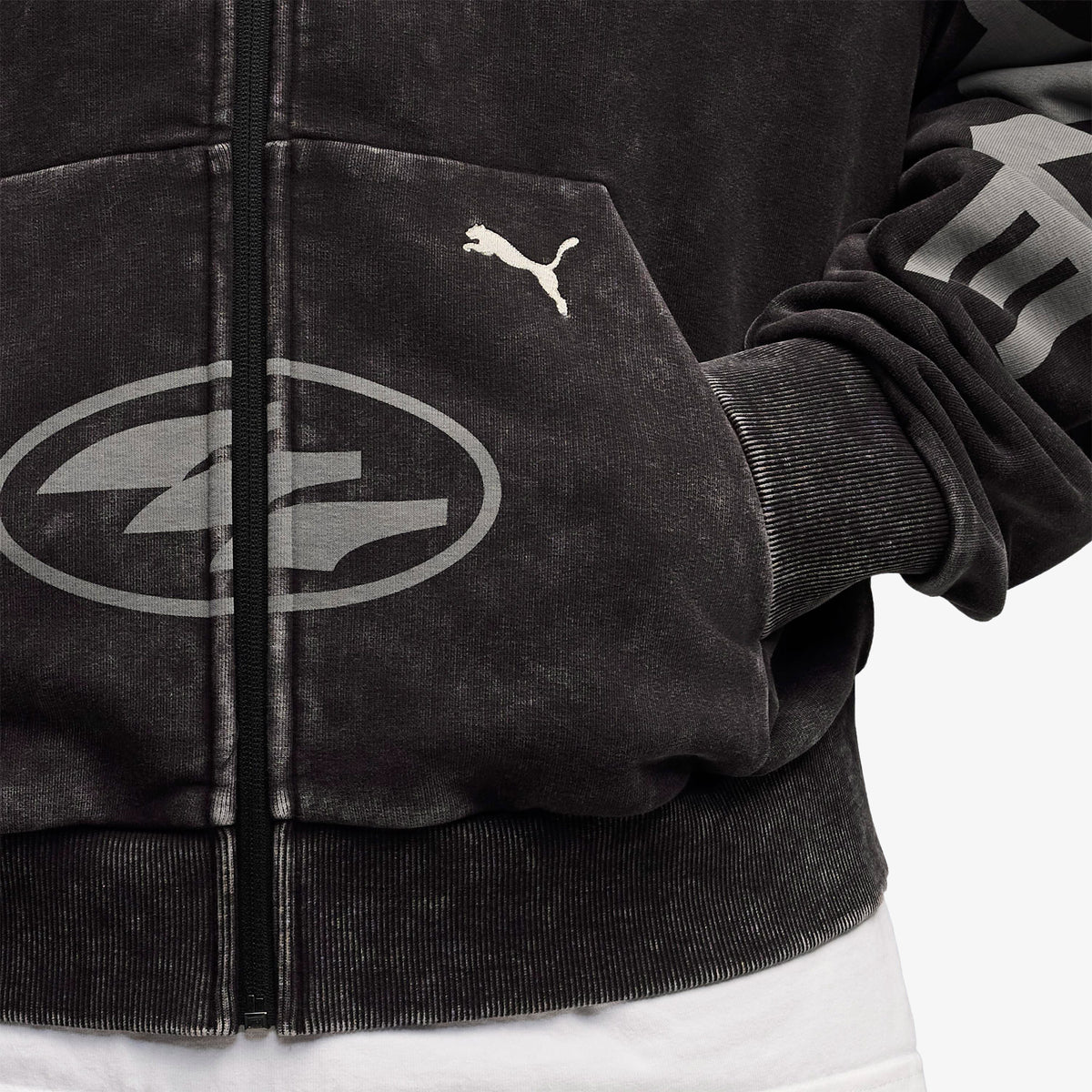 Puma Spc Boxy Full Zip Unisex Siyah Sweatshirt