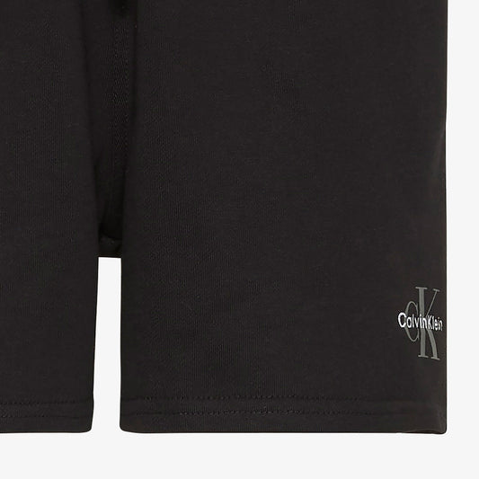 Calvin Klein Monologo French Terry Kadın Siyah Şort