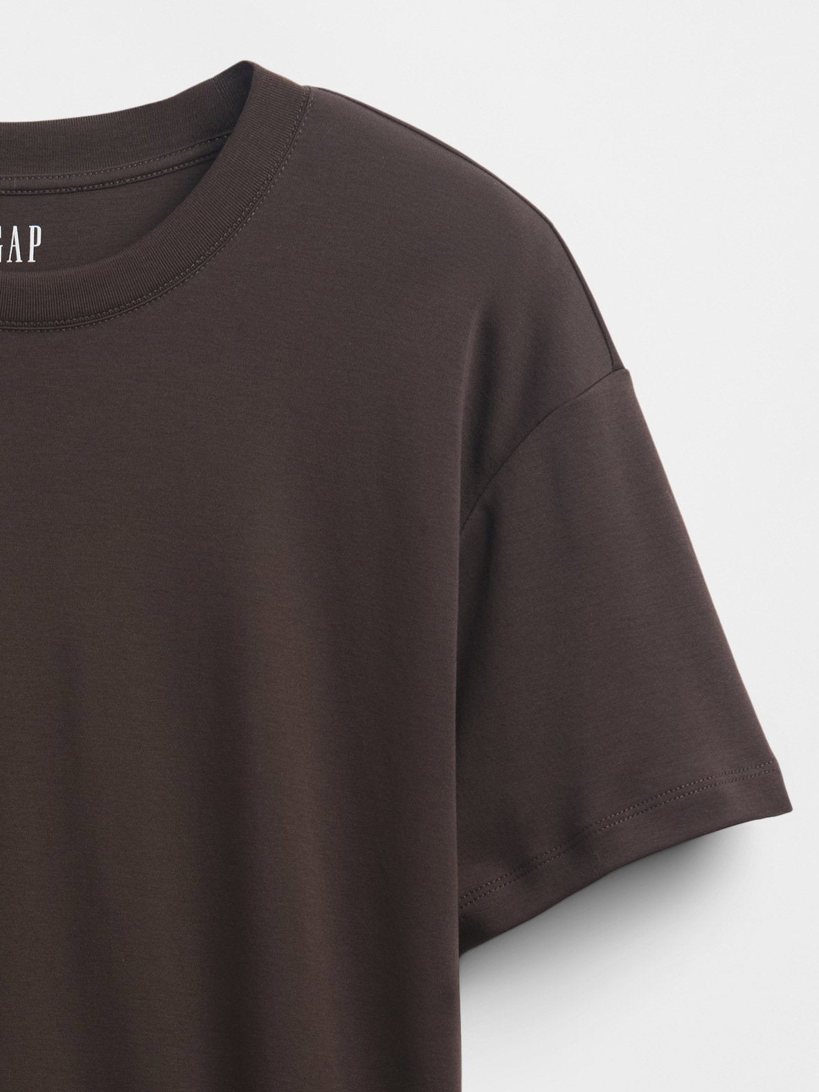 Lacivert Supima® Pamuk Relaxed T-shirt