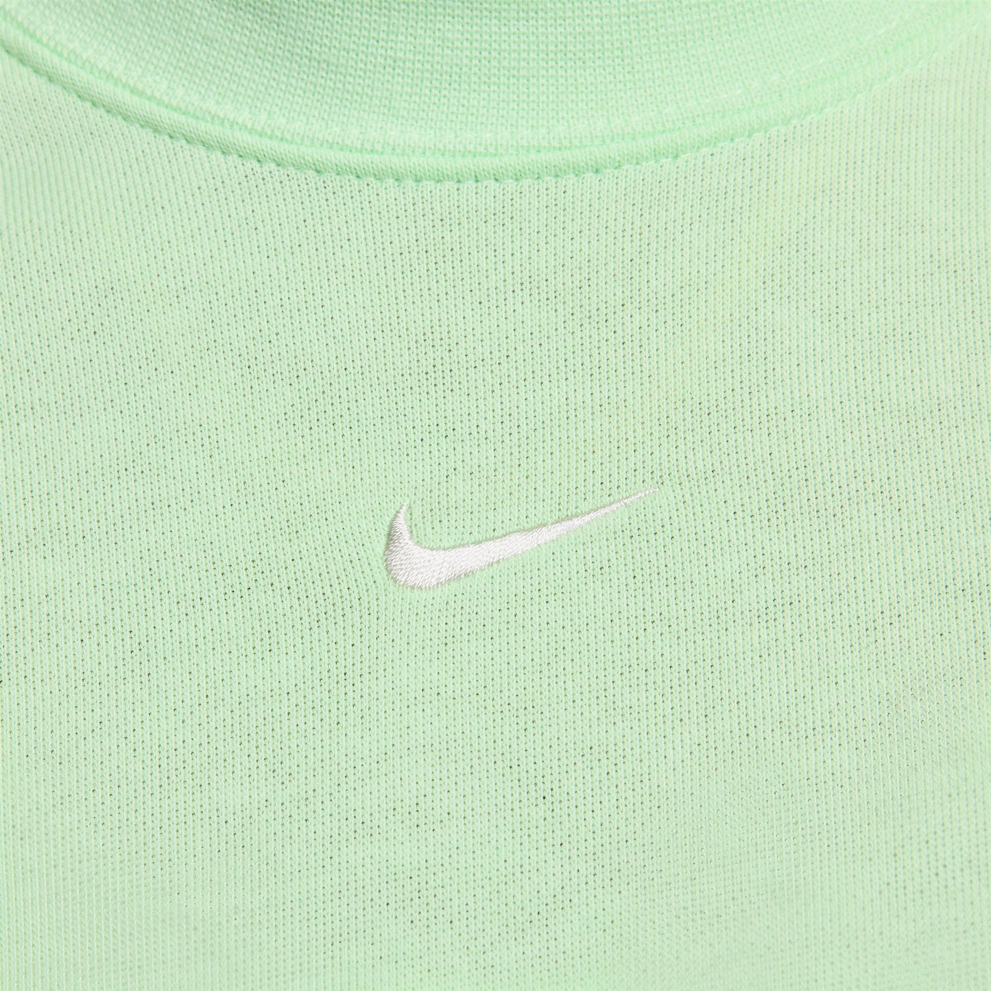 Nike Sportswear Chill Terry Kadın Yeşil Crop Hoodie