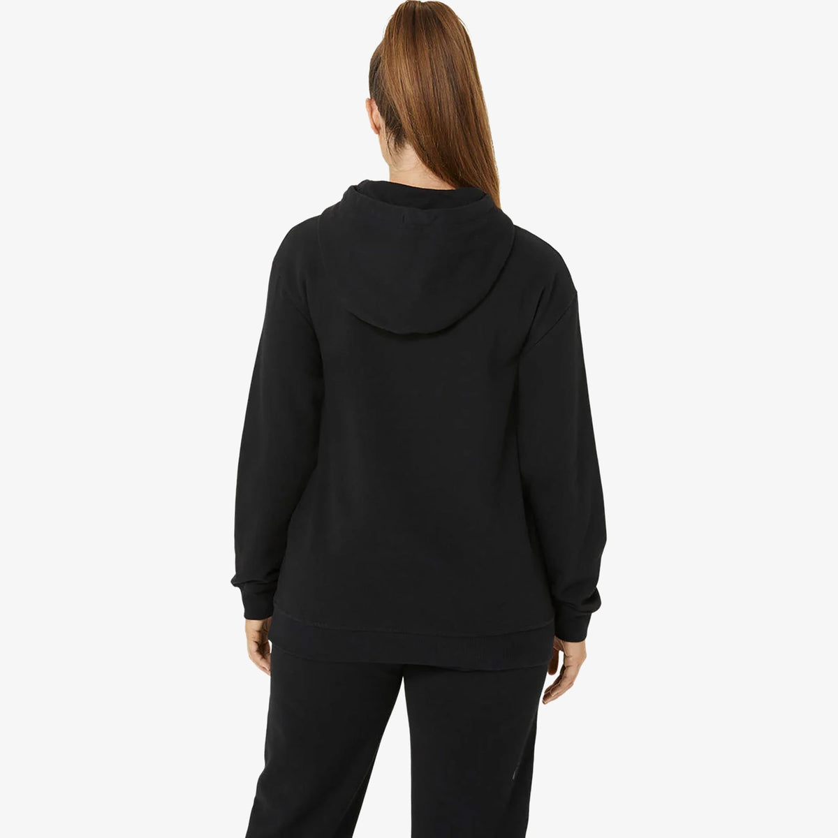 Asics Logo Oth Hoodie Kadın Siyah Sweatshirt