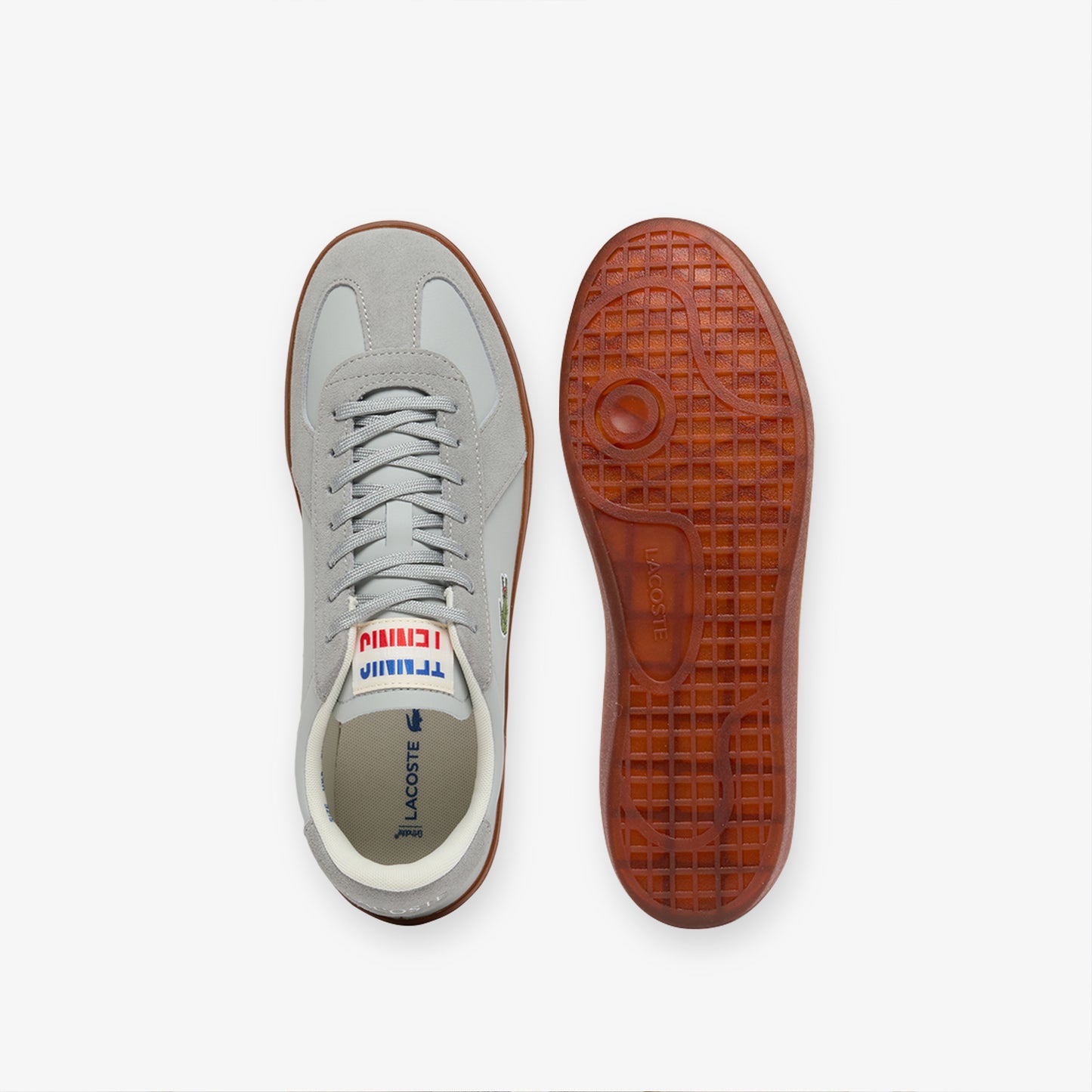 Lacoste Baseshot Pro Erkek Gri Sneaker