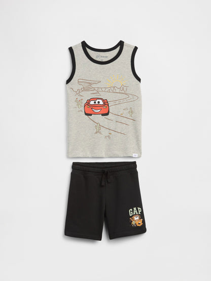 Siyah Cars Two-piece Outfit Set