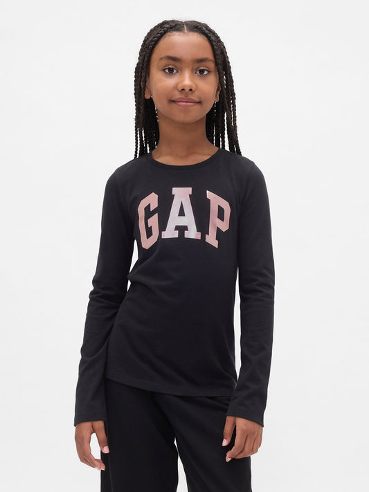 Siyah Gap Logo T-shirt